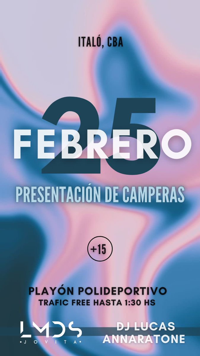 AGENDA📌
 🗓25 de febrero.
📍Italo Cba.
Los esperamos, PROMOCIÓN 2022!!