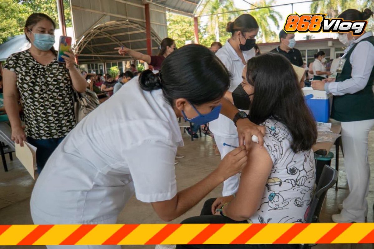 Hashtag868Vlog's tweet photo. 🦠 #Pandemia2022 l En Tamaulipas, los jóvenes de 14 años que cumplirán sus 15 años en el curso del presente 2022 recibirán la vacuna contra el Covid-19 anunció el Delegado de los Programas para el Desarrollo en la entidad, Rodolfo González Valderrama.

#BreakingNews #Matamoros https://t.co/4gULdWvjGE