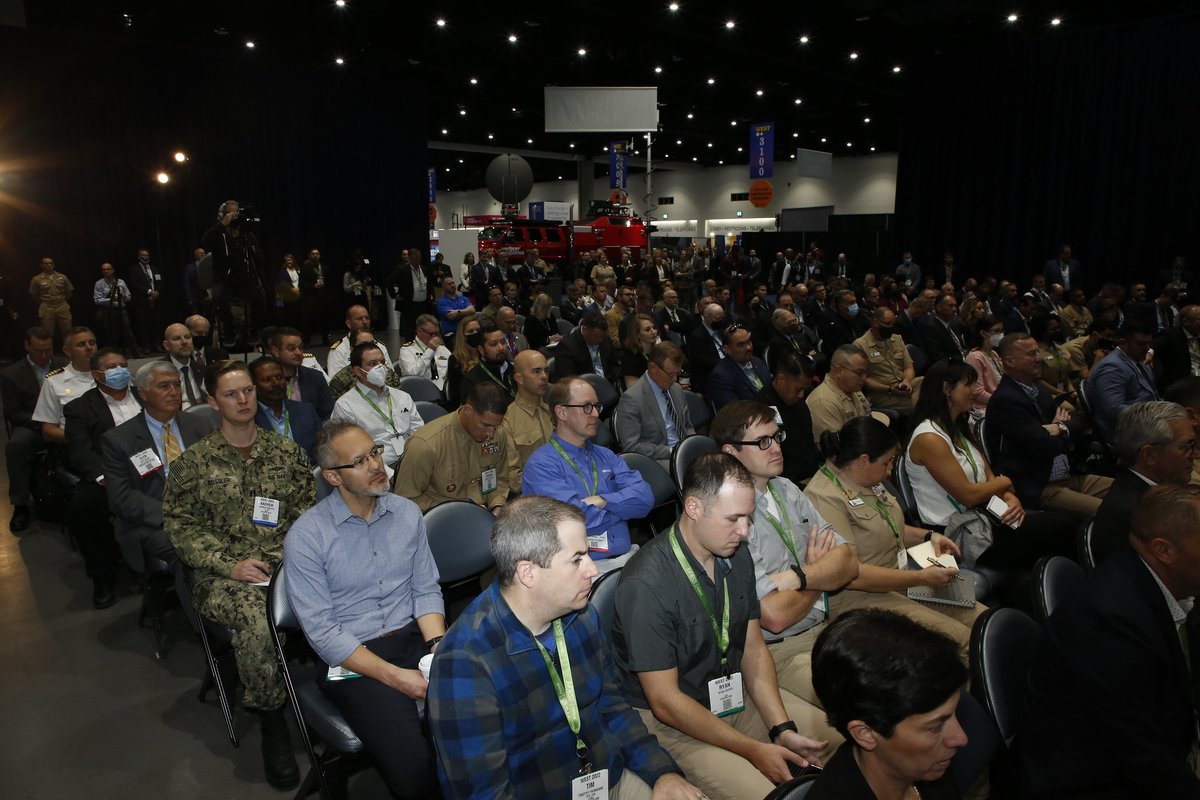 AFCEA's tweet photo. That's a wrap on day one of #WEST2022. Catch up on all you missed with coverage from our @signalmag team: https://t.co/KwN4pgnD9l https://t.co/1SrqLSpzqu