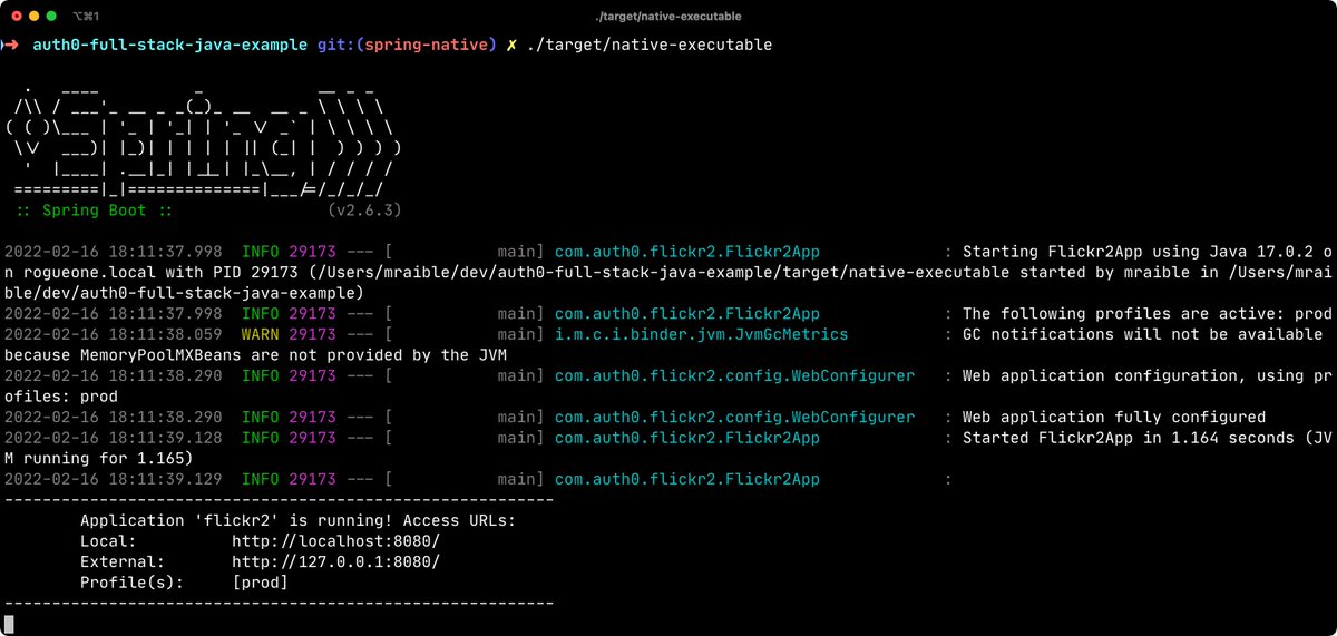 mraible's tweet image. 😎 A full-stack @JHipster native app starting in just over 1s. 🔥

Thanks #SpringNative and @GraalVM!