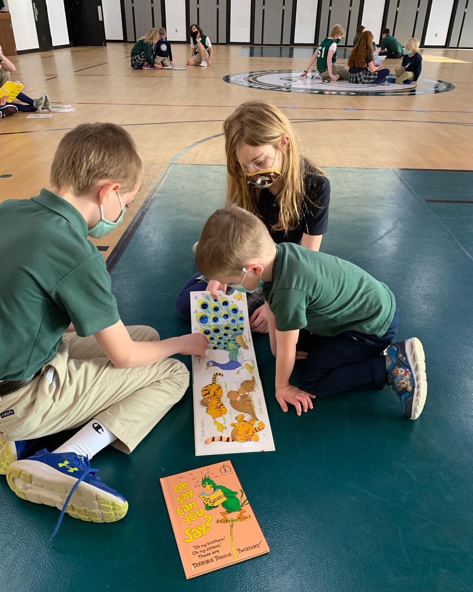 GreenParkLS's tweet photo. 📚 Are you familiar with our Reading Buddies program? We match up a student in JK3, JK4, KDG, or 1st grade with a student in 5th-8th grade. They get together in the gym or outside and read to each other!
#GPLS #StudentsofGreenPark #discovergreenpark #readingbuddies #luthed https://t.co/goADWPQbNW
