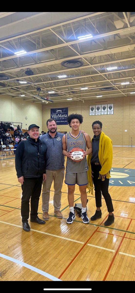 CanisiusSports's tweet photo. Congratulations to @Shanecercone on his 1000th Varsity Point !! https://t.co/dYDFBATydd