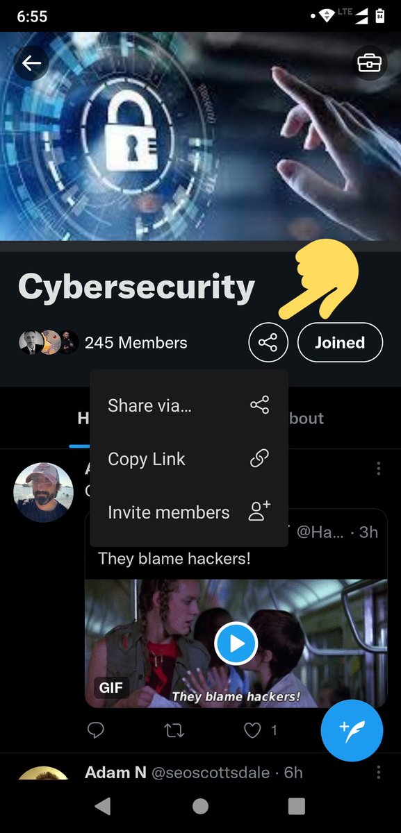 legion_mj's tweet photo. ๐ฎNew @HiCommunities Feature Alert๐ฎ
๐ Moderation Tools and Sharing the community on Androids
Thoughts? ๐
#CommunitiesFeedback #CommunitiesTips #TwitterSmarter https://t.co/igWBb8Yalp