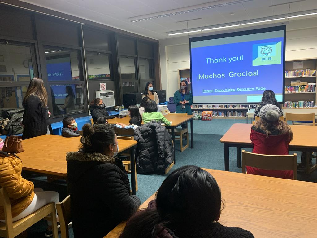 butlerpublic's tweet photo. The BPS ESL Department had our Family Group meeting this evening. Our ESL families learned all about our schools, the role of their teachers and the opportunities for our students. Thanks to all who attended! https://t.co/psT6V4yg1v