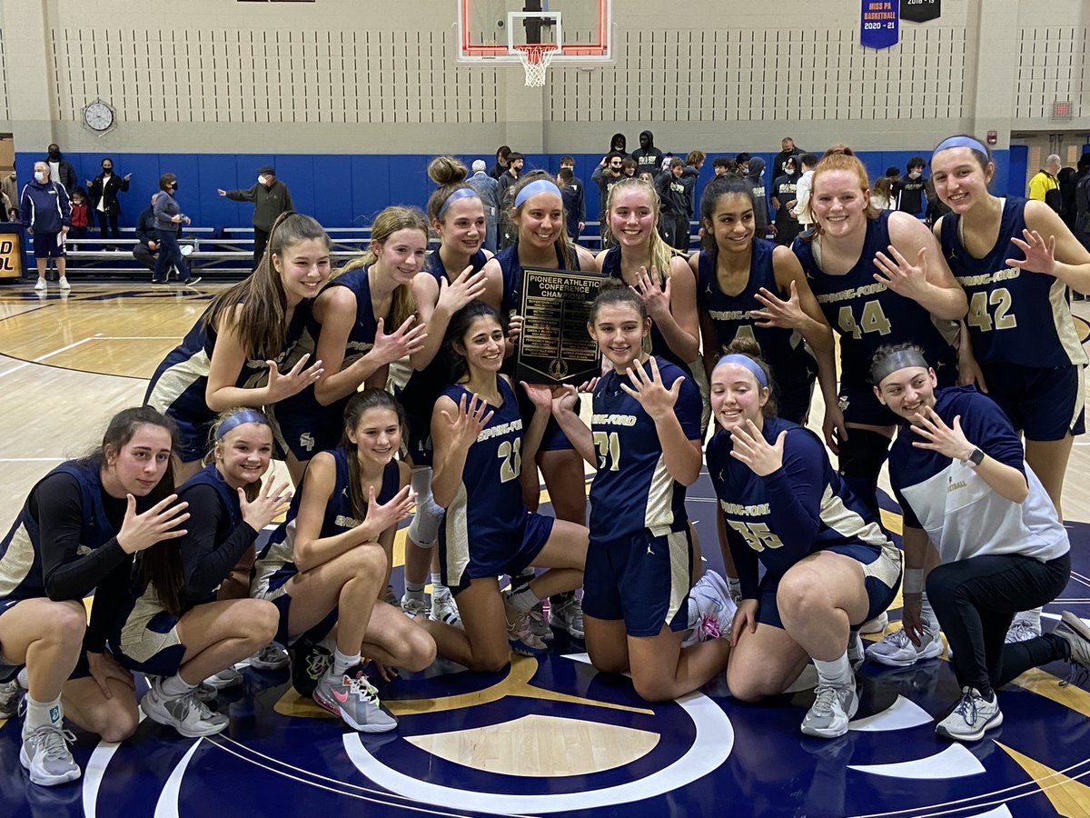Game Over!!!

Spring-Ford wins their 5th straight PAC championship in a row, defeating Perkiomen Valley 43-36

Congratulations Girls!🎊
