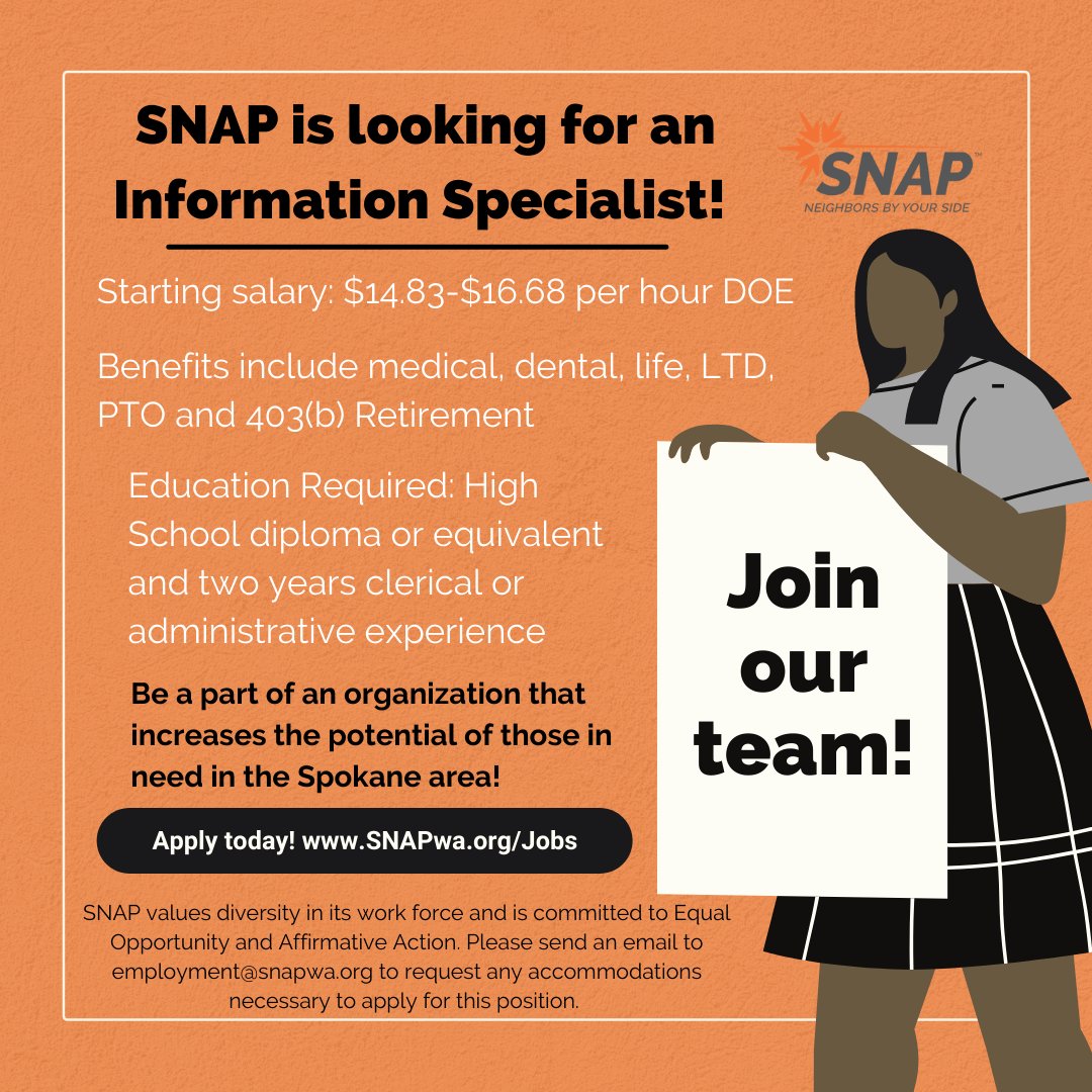 SNAP (SNAPSpokane) Twitter Tweets • TwiCopy