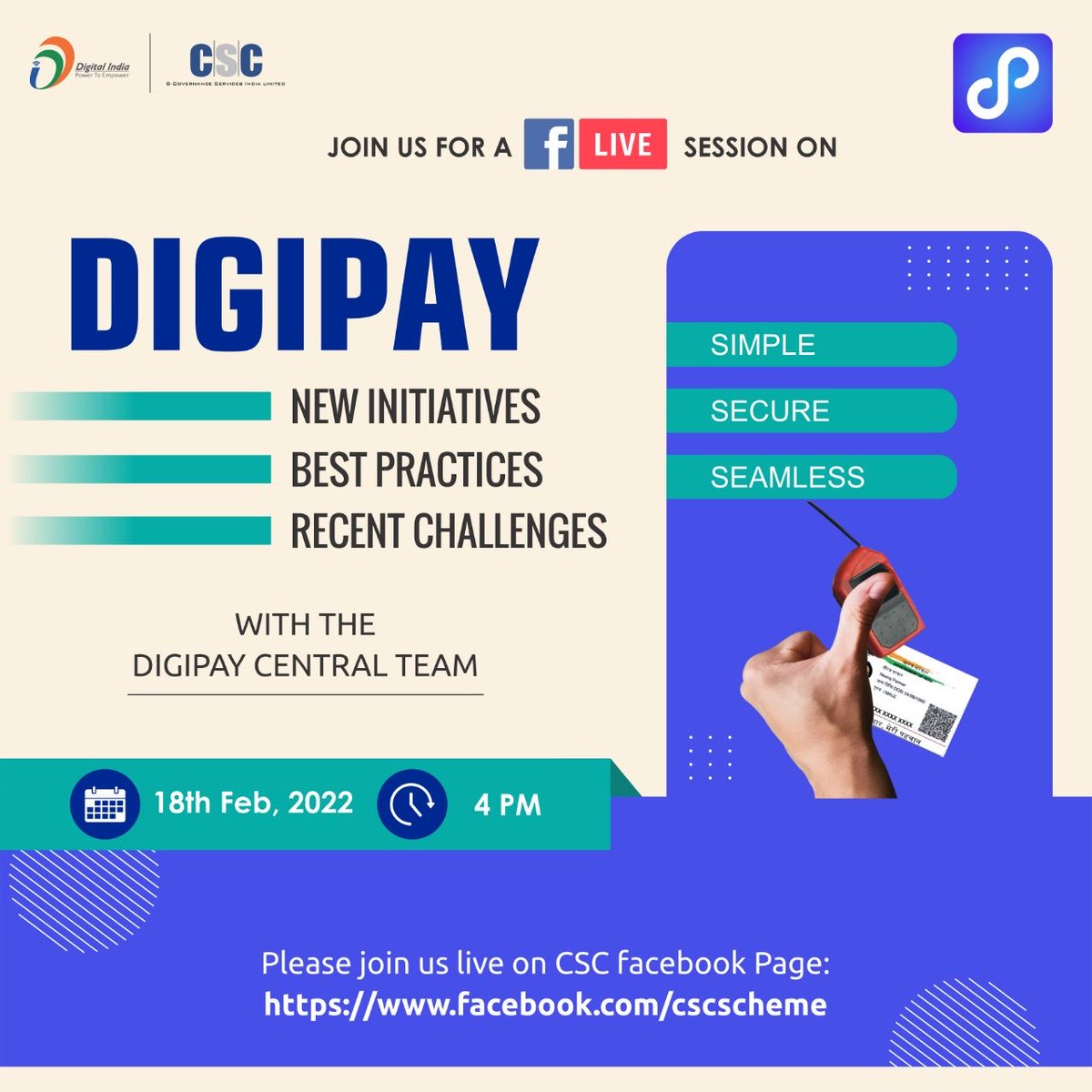 dintya15's tweet photo. Digi pay of CSC can provide basic banking services to every citizen https://t.co/jRYr8uKOaR