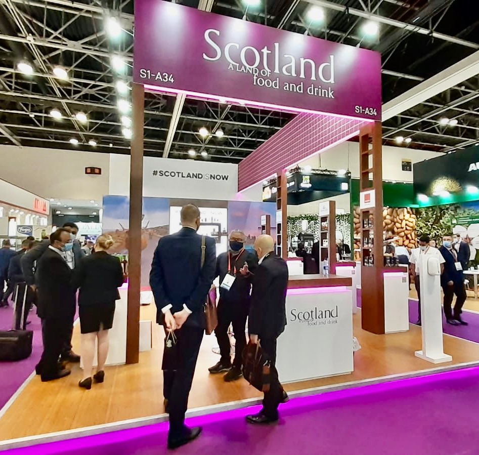 Ali_S_T_Ali's tweet image. Last day of @Gulfood. Been a busy week! Still some time left to visit our #Scotland stand at Sheikh Saeed hall (S1-A34) before we wrap up. Get in touch with me if you’re interested in procuring #Scottish #food &amp;amp; #drink for your stores or hotels
#ScotlandIsNow #Gulfood
@ScotDevInt