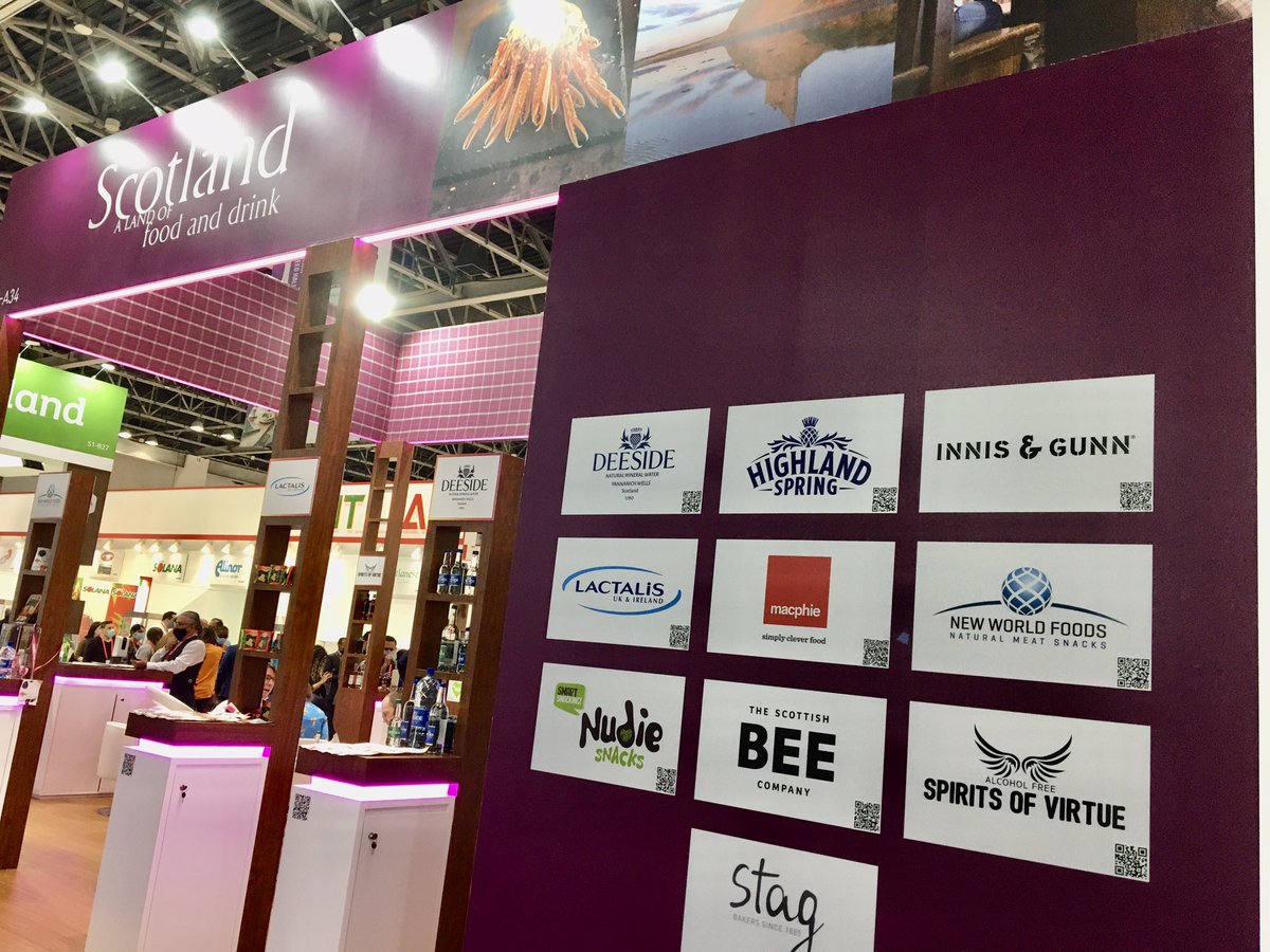 Ali_S_T_Ali's tweet image. Last day of @Gulfood. Been a busy week! Still some time left to visit our #Scotland stand at Sheikh Saeed hall (S1-A34) before we wrap up. Get in touch with me if you’re interested in procuring #Scottish #food &amp;amp; #drink for your stores or hotels
#ScotlandIsNow #Gulfood
@ScotDevInt
