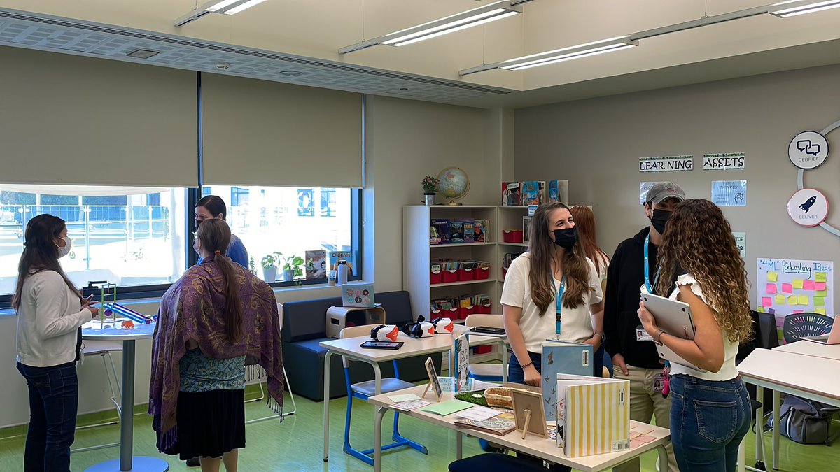 RehamAsham's tweet photo. What an exciting 1st session on #ThePowerofProvocation , with robust discussions #VR excursions and time to design fun hooks for our next units! #FluencyEd #Inquiry #Joy @gems_daa @DAAElementary @KHDA https://t.co/cK980y9brF
