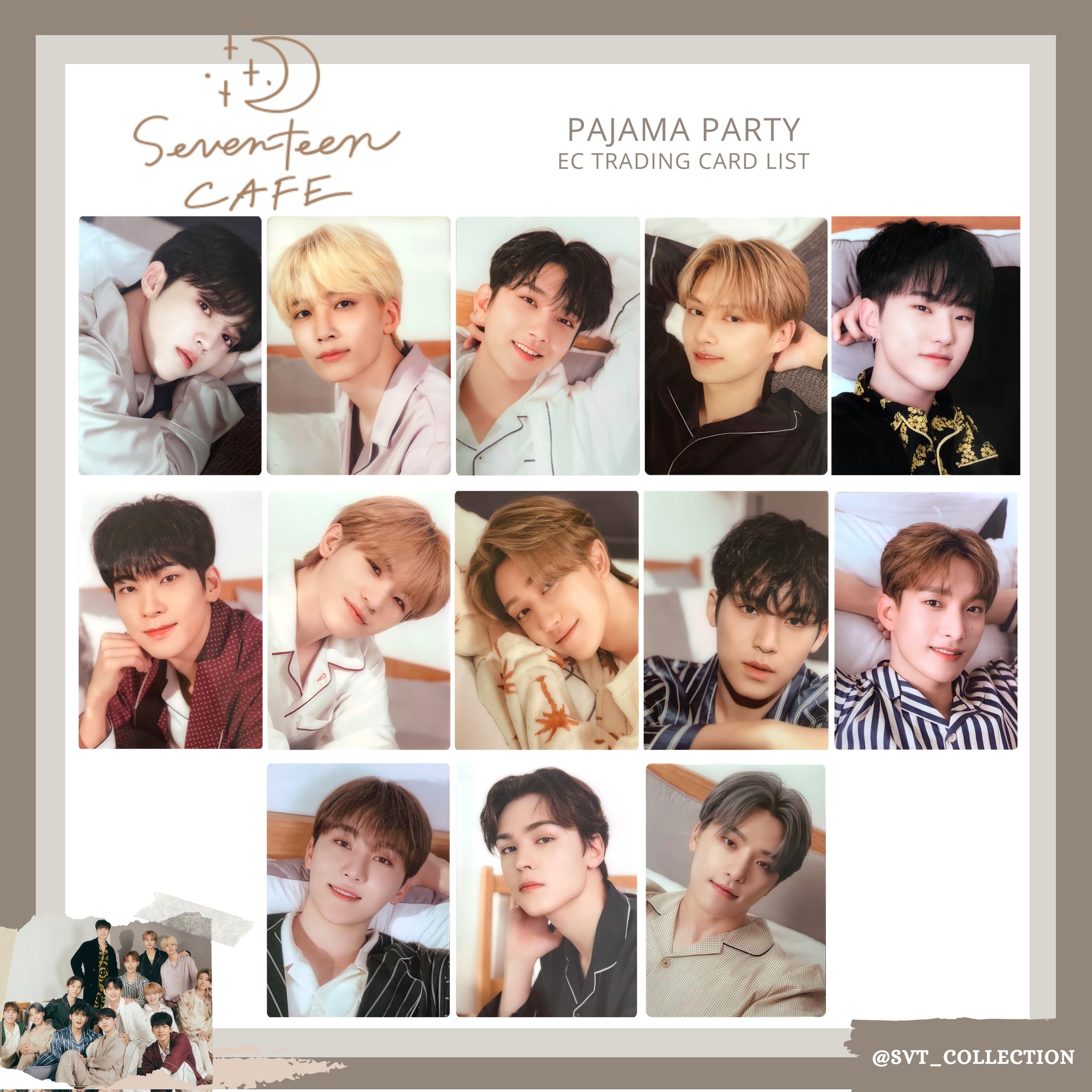 SEVENTEEN セブチ カフェ EC オンライン 特典 トレカ ホシ