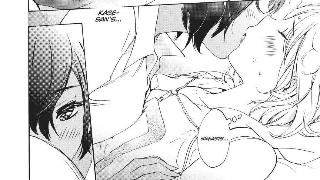 fishifiedfish's tweet photo. Kase-san and Yamada's kisses are... (￣ﾊ￣*) https://t.co/eiccqqE4rK