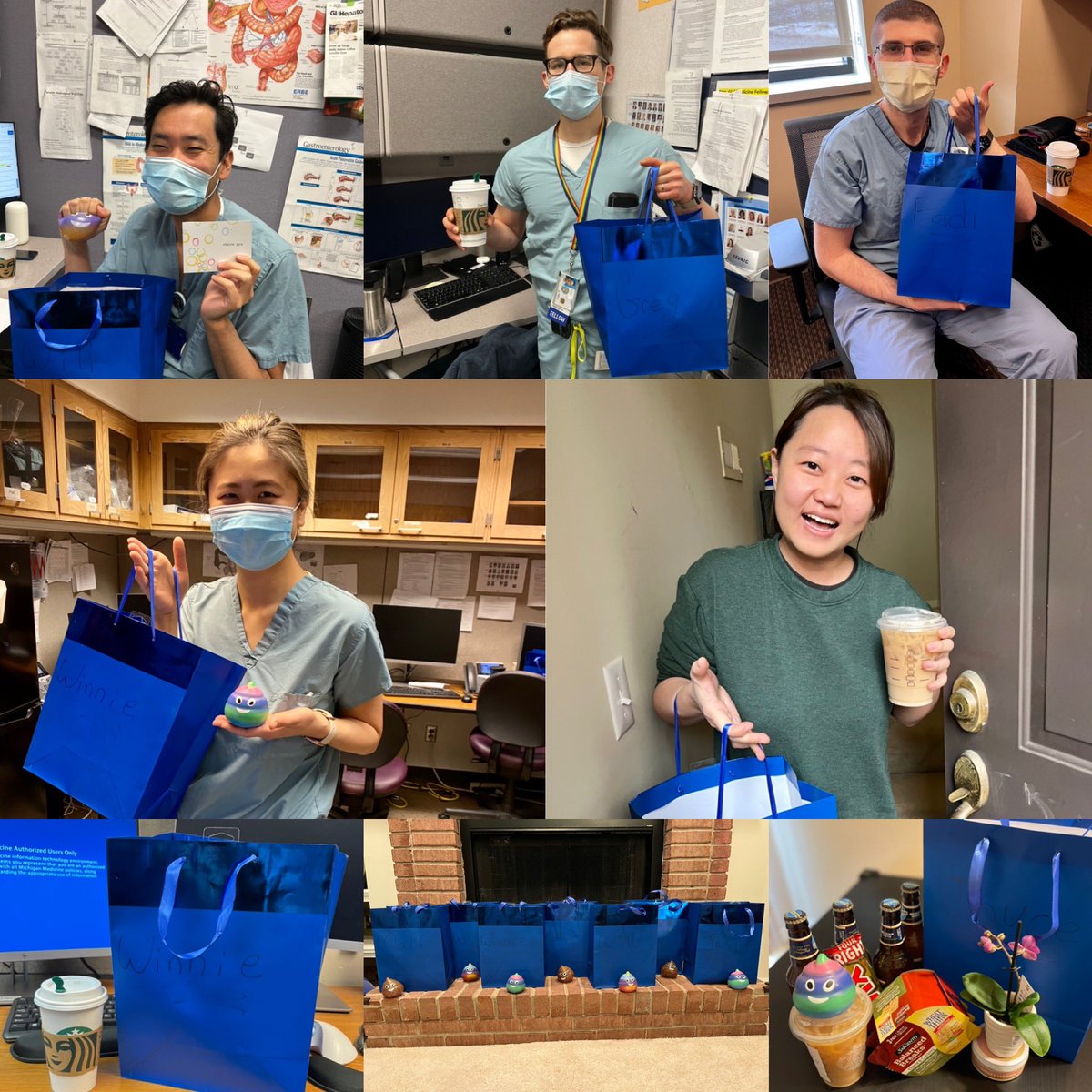 Meghan Barrett-Englert, MD, MS (@mb_englert_md) on Twitter photo Happy First Year Fellow Appreciation <a href="/UMichGIHep/">UMichGIHep-Fellowship</a> ! We are so grateful for all you do and keeping our GI services running! We are lucky to have our 7 GI rockstars 💩
(two not pictured living the busy first year fellow life) Happy First Year Fellow Appreciation <a href="/UMichGIHep/">UMichGIHep-Fellowship</a> ! We are so grateful for all you do and keeping our GI services running! We are lucky to have our 7 GI rockstars 💩
(two not pictured living the busy first year fellow life)