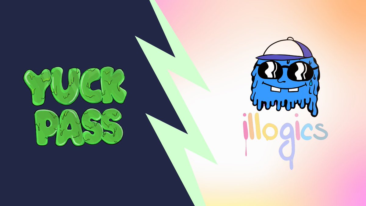 We’re excited to announce a collaboration with the <a href="/illogics/">illogics</a> crew!

Yuck Pass holders will have a shot at 50 whitelists over the next 48 hours, an opportunity to enter a game-changing project with killer art! 🙌 

Lets show some love! 💚
