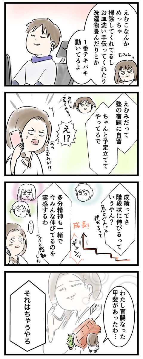 #盲腸で緊急入院しました ⑨ 家が気になる

#コミックエッセイ
#漫画が読めるハッシュタグ 