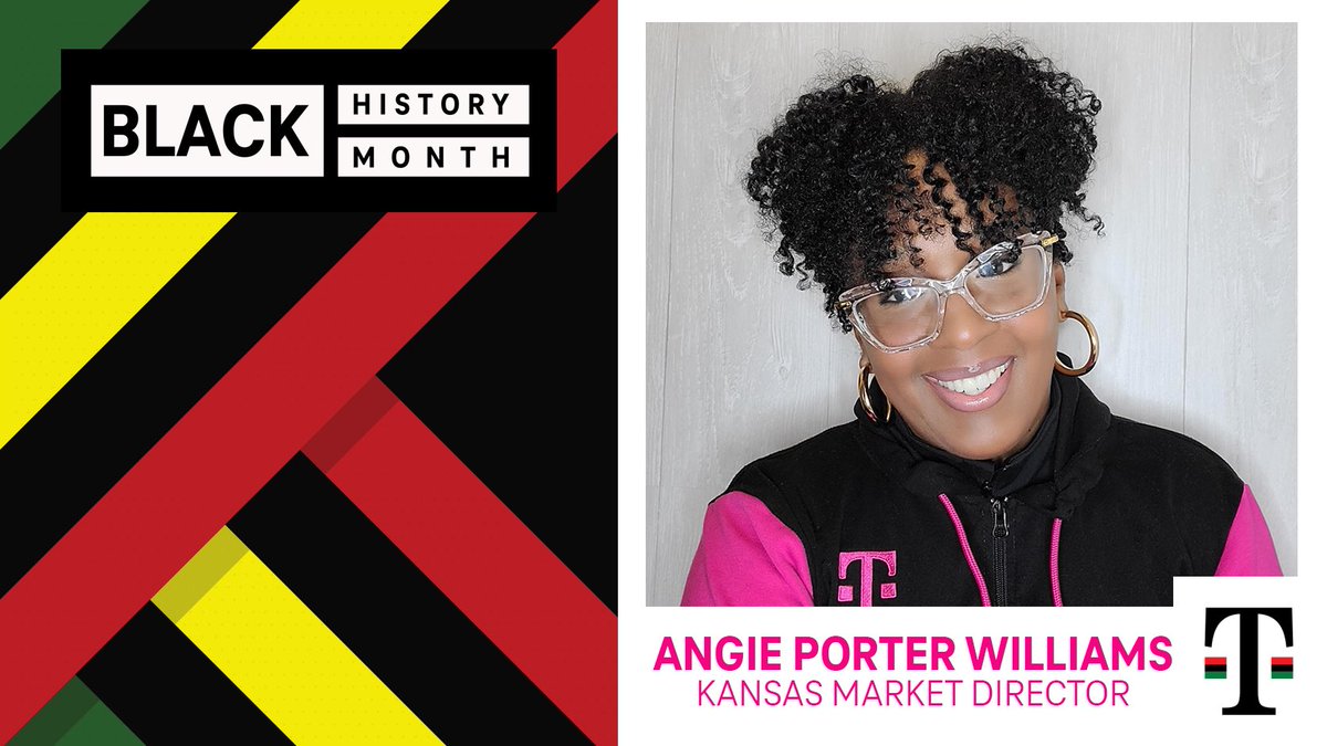 .@angieporterwill, <a href="/TMobile/">T-Mobile</a>'s incredible Market Director (newly based in the Heartland!) shared with me that, "#BlackHistoryMonth is about celebrating our past, present, &amp; future, the richness of our culture and achievements, and keeping important conversations alive"