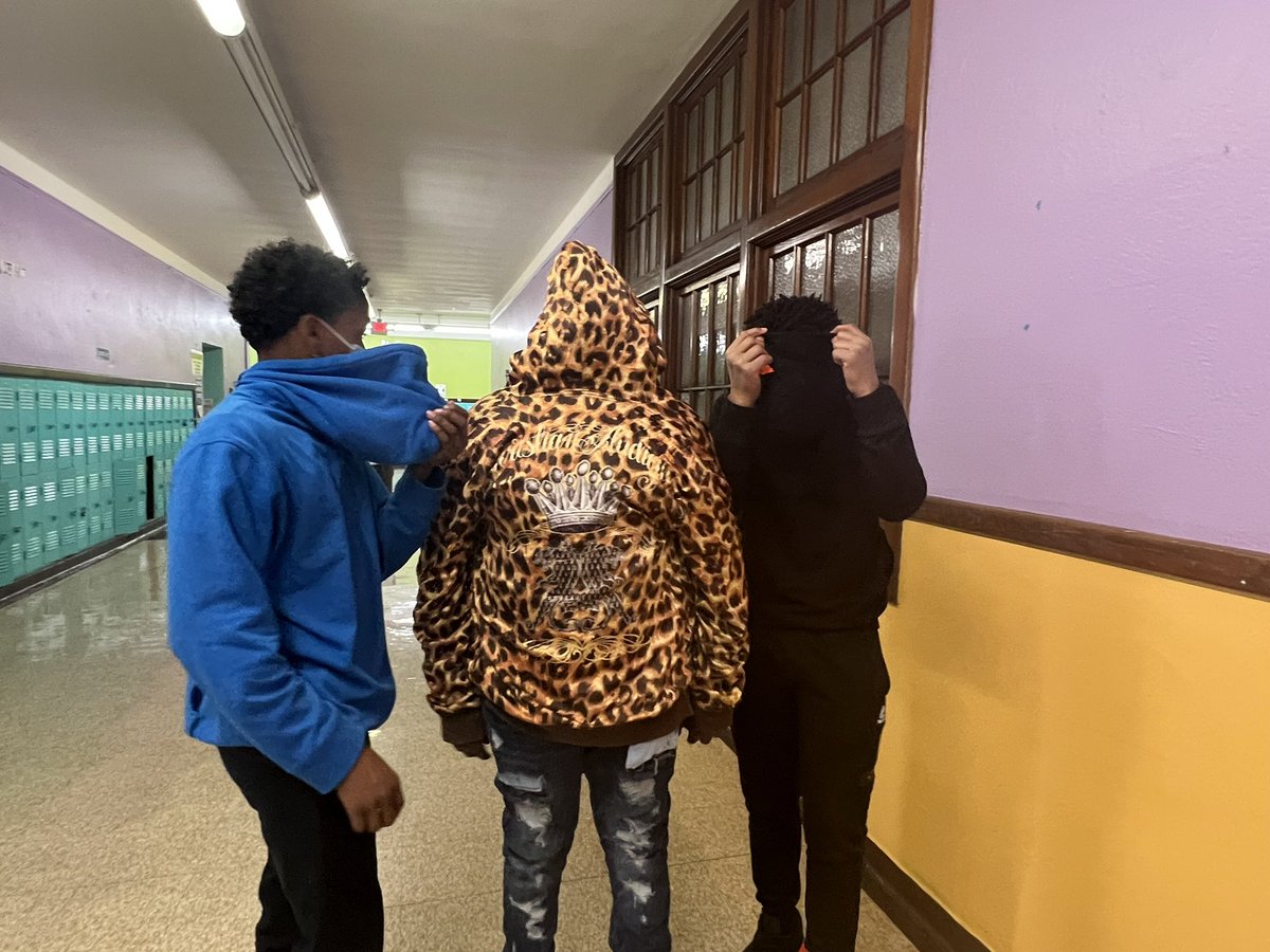 TDpcsd's tweet photo. “Dress Backwards” was the Theme for Wednesday. Dolphin School Spirit all the way…#DPSCDStrong @Detroitk12 @principallearns https://t.co/zBeeQY2BmM