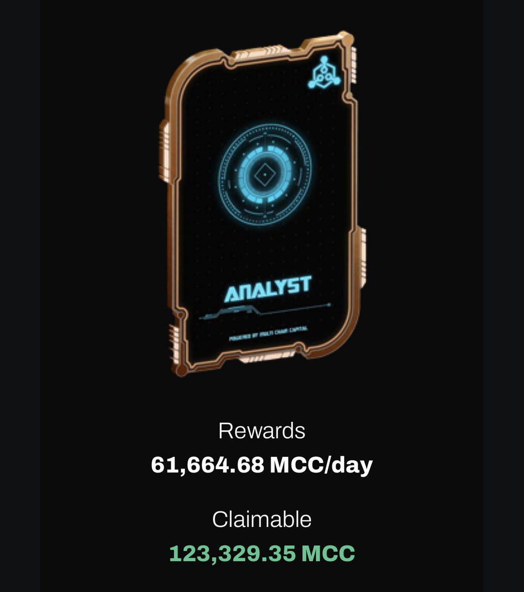 wra13bit's tweet image. Analyst tier #MultiNode 💪🏼 @MccReflectors @PetaByteCapital @mortycryptox