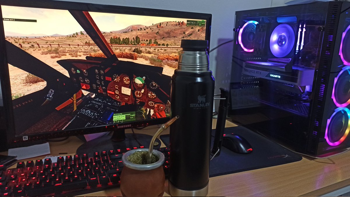 TimorArgA's tweet image. 🚁Parte fundamental de ser piloto es ser paciente y esperar en base, pendiente de órdenes.
📍Takistán
🧉🇺🇾Mate de por medio
Miércoles de Misión No Oficial en el @clan_arga @BISimulations @TandilAviacion
@Lince_ArgA #Arma3