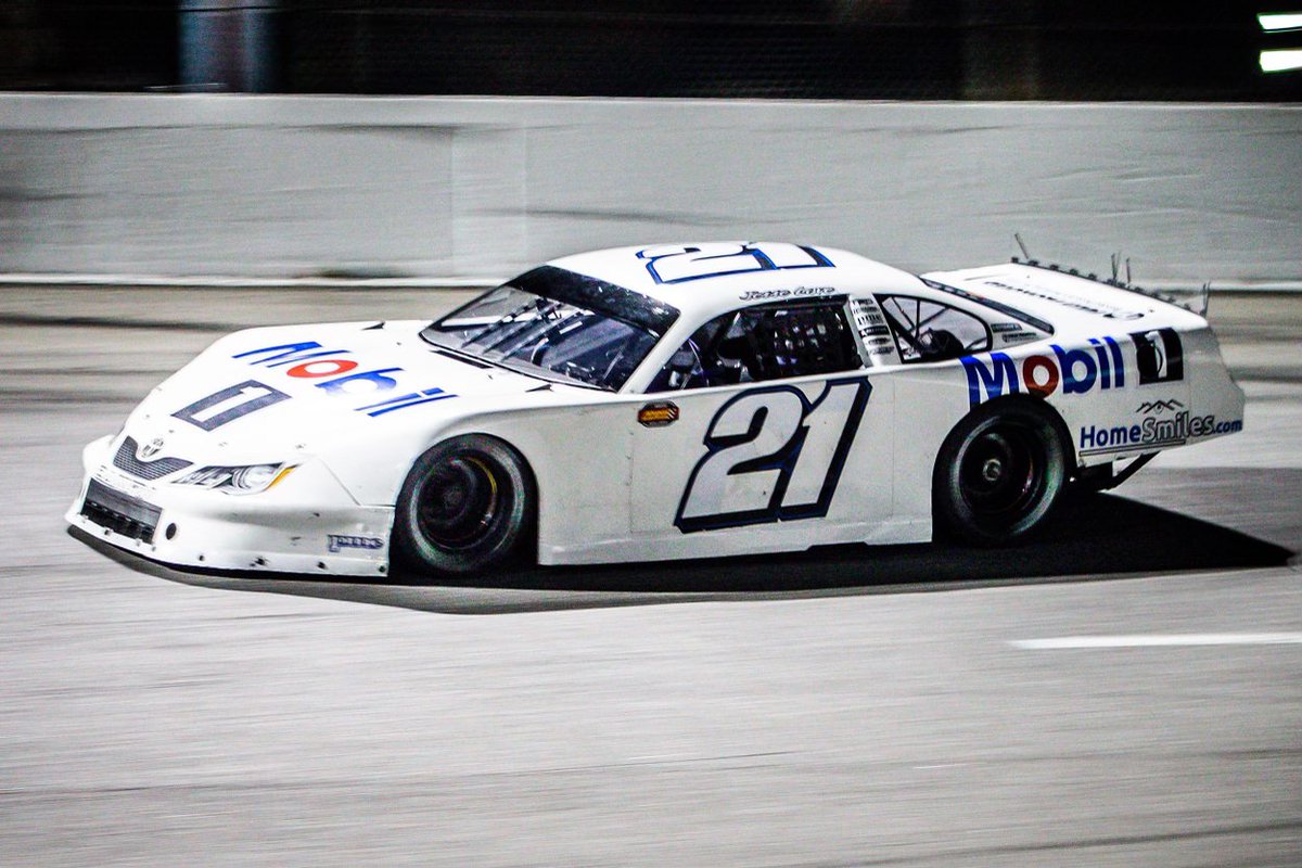 Finished P2 in tonight’s 35 lap main event. Started P4 with the invert and had some great battles on track. Race went green to checkered and we didn’t have enough laps to run down the leader. Overall great points night for us as we get ready for day 6. #TeamToyota 
<a href="/mobil1racing/">Mobil 1 Racing</a>