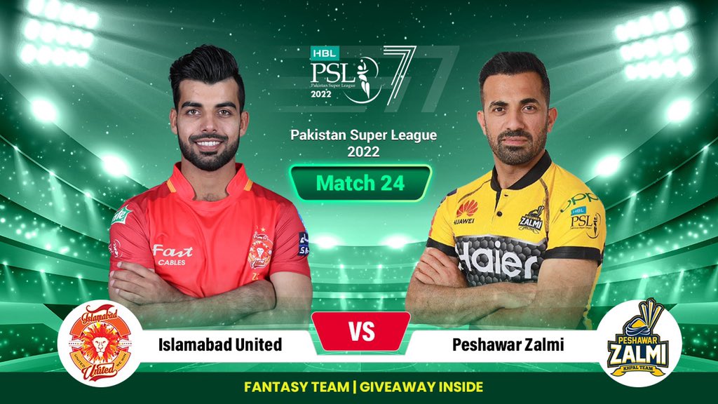 jatfantasytips's tweet photo. PSL 2022 Match 24 : Islamabad United vs Peshawar Zalmi Preview Video:

https://t.co/AeINomomUy
https://t.co/AeINomomUy
https://t.co/AeINomomUy
https://t.co/AeINomomUy

Click on the above link, watch video &amp; also win Rs 1000/- Cash Giveaway 👆👆👆👆👆👆 https://t.co/VmENQDLnWy