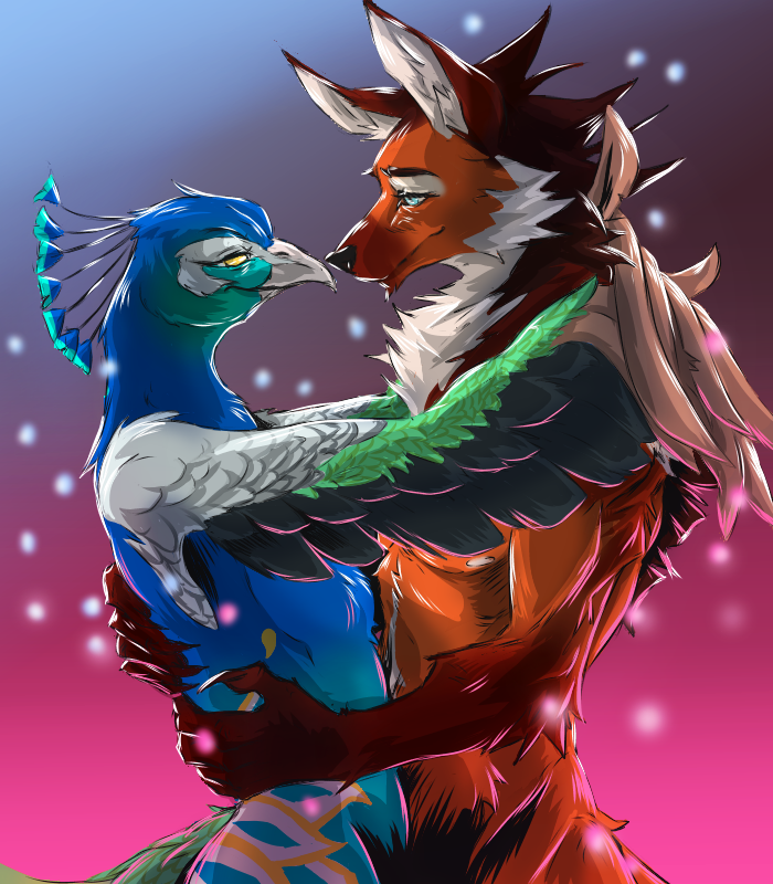 DevonFoxBat's tweet photo. Valentine's YCH #2 for @journalhound! https://t.co/HPDE17jbwC