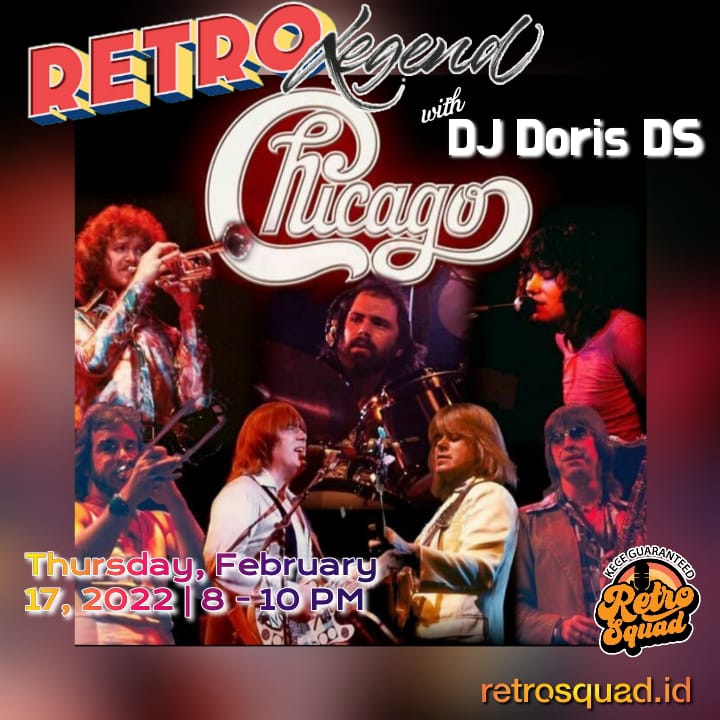 keceguaranteed's tweet photo. Sesuai namanya, #Chicago dibentuk di Chicago 55 tahun lalu. Band dgn horn section & range sangat luas ini tercatat sebagai salah satu band rock tersukses dgn rekor penjualan 100 juta album+.
Malam ini DJ Doris akan menghadirkan PL terbaik mereka di #RetroLegend.
#keceguaranteed https://t.co/3Jp7uMUYd3