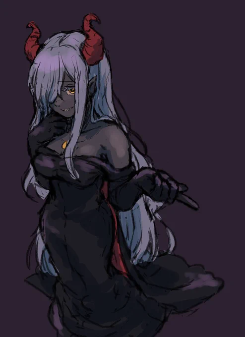 なんかガシガシ描いてたらできた女の子 