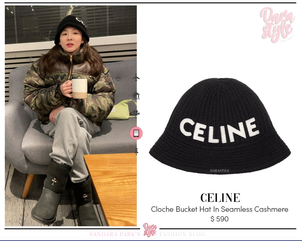 セリーヌ カシミヤバケットハット (CELINE セリーヌ クロシェ セリーヌ カシミヤバケットハット (CELINE セリーヌ クロシェ