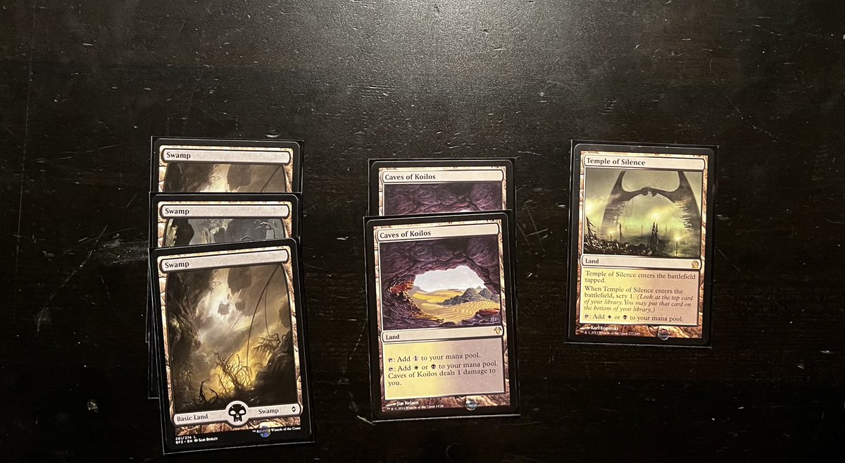 Krevalyn1's tweet photo. When all you have is mana!!!! #mtg #craphand #rallyvampires #historicfungame ⁦@krevalen⁩ https://t.co/KrjMl79Wn5