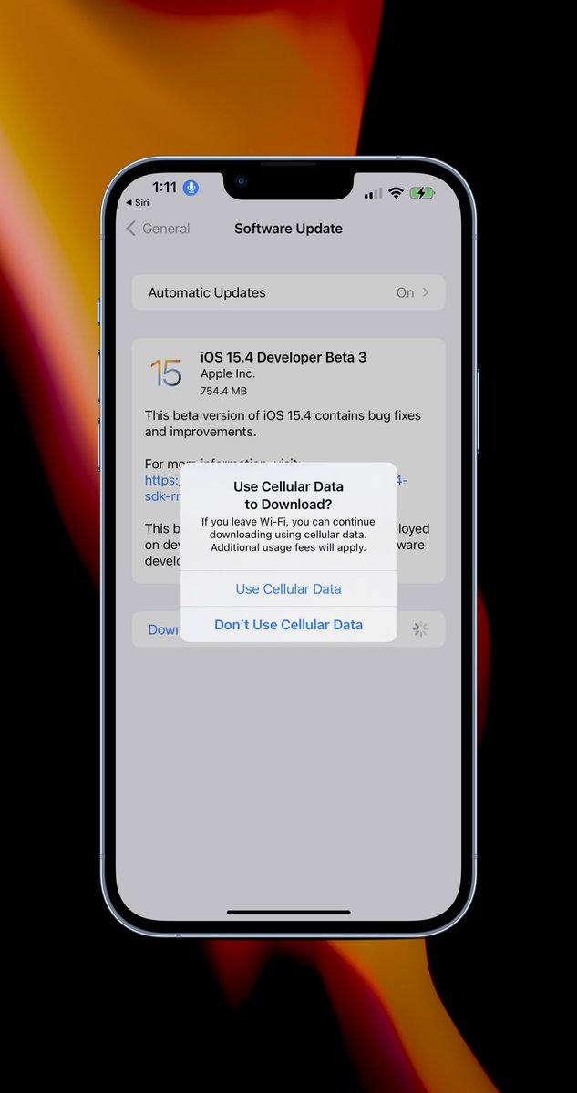 CyborgTrend's tweet image. Apple pushes iOS 15.4 public beta 3 to the #iPhone user&apos;s.

#Apple #iOS154Beta3 #news #firmware #trendcyborg