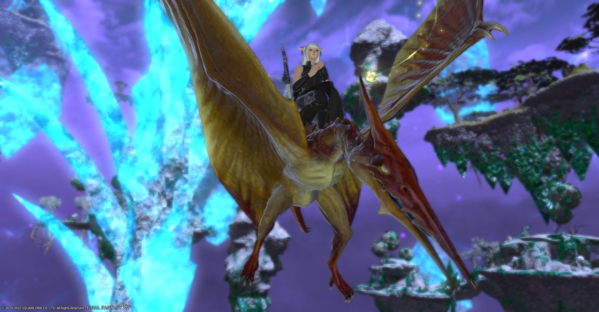 LoboKD001's tweet photo. This has been 5 months in the making for the Ishgard Restoration mount. https://t.co/whbxdKxeVX