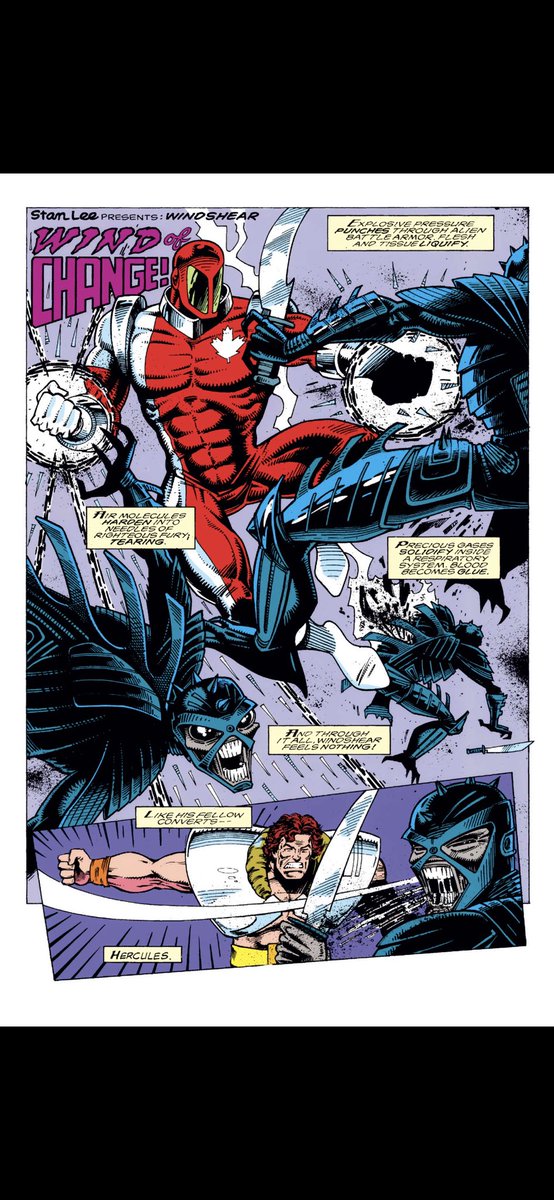 BrakeforDreams's tweet photo. #comicbeforebed #blackhistorymonth Alpha Flight No. 124, September, 1993. Windshear fights on, a memory resurfaces, and swears against the Goddess. 💥🤔😡 #AlphaFlight #Windshear #InfinityCrusade #MarvelComics #MarvelUnlimited @Marvel @MarvelUnlimited https://t.co/CRgwxw9ozS
