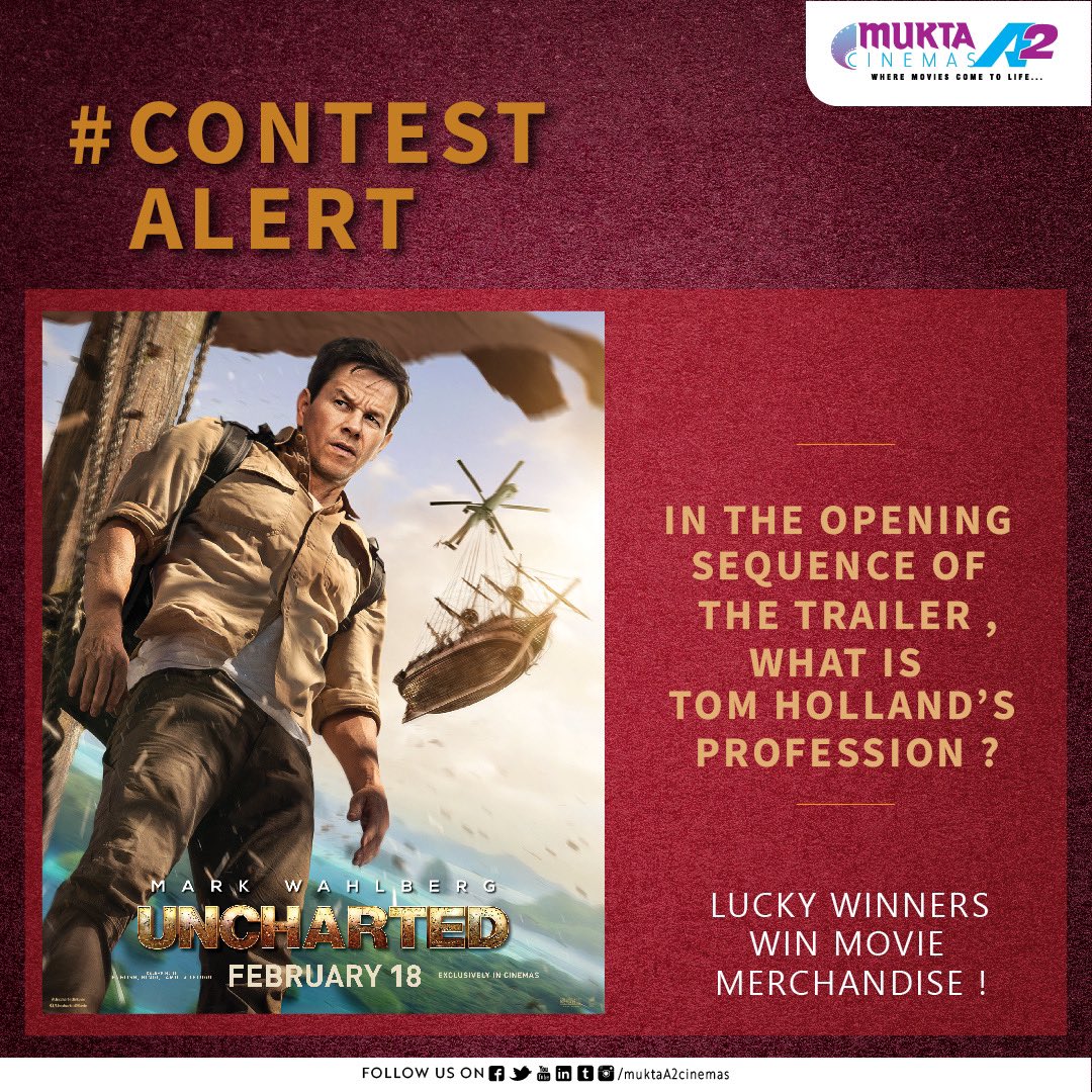 MuktaA2Cinemas's tweet photo. Let’s get started!

Don’t forget to tag your friends, follow MuktaA2 cinemas &amp; share the post on on your story/tag us. 

#muktaa2cinemas #wheremoviescometolife @sonypicturesin #contestalertindia #contestindia #contestgiveaway #tomhollandfans #tomhollandfanpage #tomhollandfanfic https://t.co/9Ev0nBtDAB
