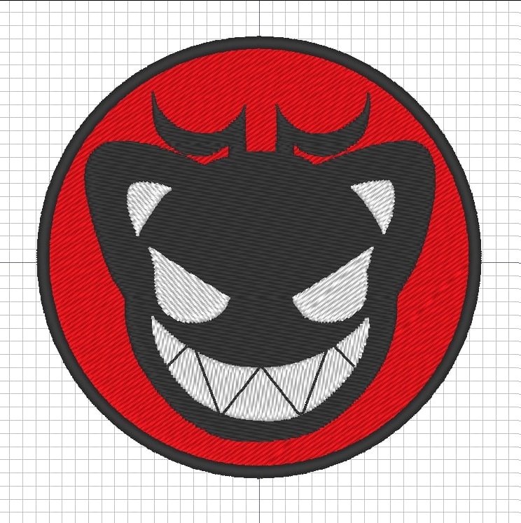 Zaphara94's tweet photo. Was playing around with my embroidery software, and decided to make a patch of @Scratch21Music 's logo. I think it turned out pretty rad, can't wait to see how it turns out! https://t.co/59Su6lAIcR