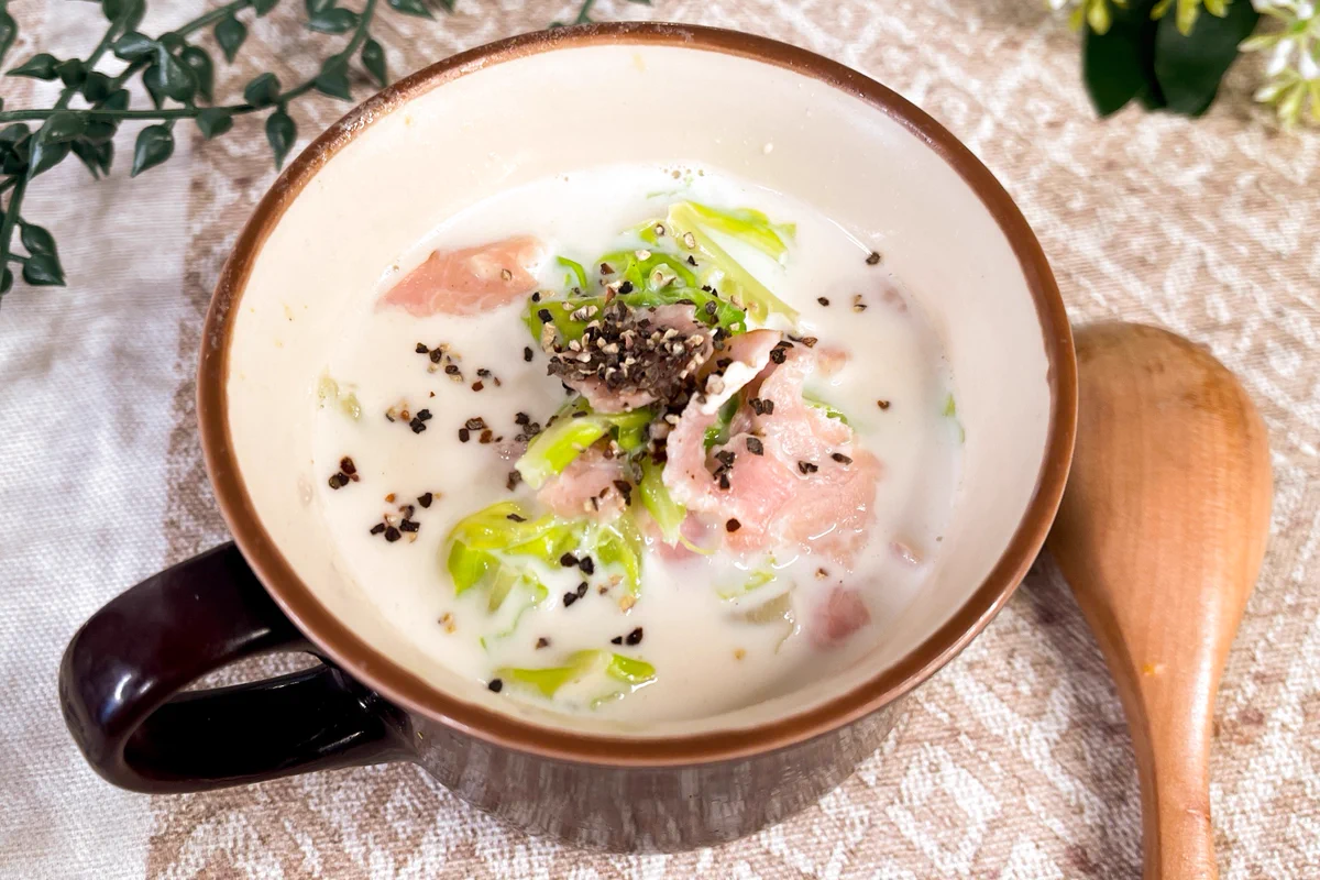 火と包丁、どちらも不要？！電子レンジで作れる、簡単お手軽スープレシピ！
