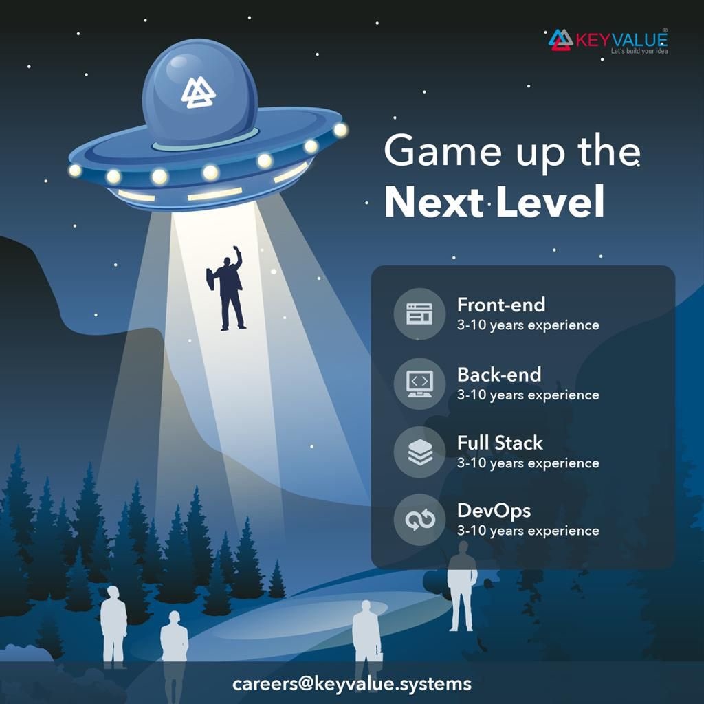 Rahul_0ffl's tweet image. We are hiring!
Interested ones send ur resumes to rahul@keyvalue.systems

#WeAreHiring #KeyValueSystems #Careers #SoftwareEngineer #DevOpsEngineer #BackendDeveloper #FrontendDeveloper #FullstackDeveloper