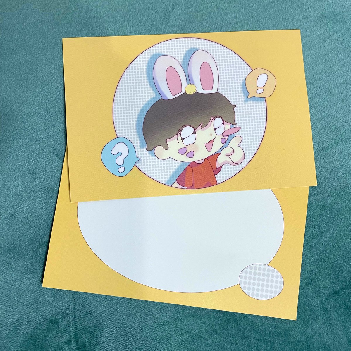 Gosocorn's tweet photo. 엽서 개별 실사입니다!! 단체샷은 폼에서 확인해주세요~🥰

첫번째 엽서 @BOCK_corn_ 도복님
세번째 엽서 @alwayscorn 하잉님
두번째 엽서 @cornwho_21 콘후님

타래로 https://t.co/sDO297uCL7
