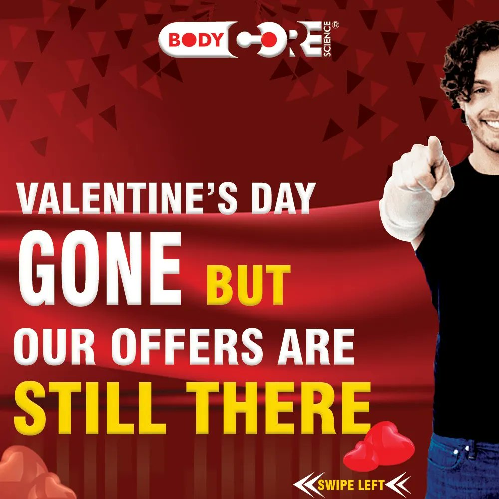 bodycorescience's tweet photo. You Still Think About Valentine's Day🤔
Valentine Will Come Next Year But Don't Worry Our Offers Are Still There And Will Always Be There ✅💯
.
Visit Our Website To Explore More Products ✅

Follow @bodycorescience 
.
.
.
.
.
.
#bodycorescience #offers #supplements #Valentine https://t.co/jQzISvKkFe