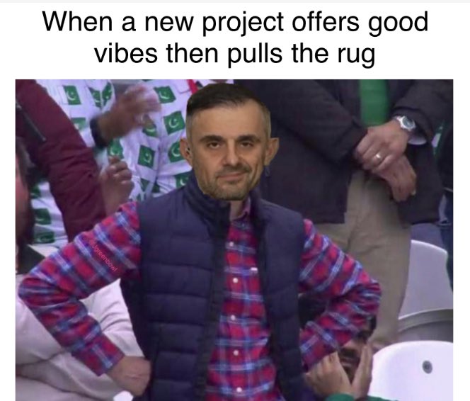 MemeStrategies's tweet photo. #FaMorVee @garyvee Gotta stay positive!
#NFTs #cryptomemes @CryptoMories https://t.co/AmMlR00Pfq