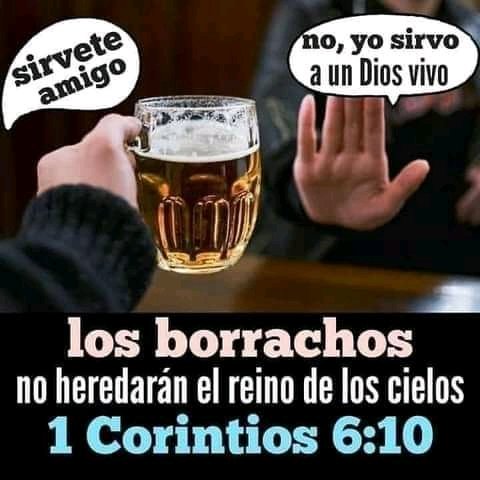 IgnacioJp1's tweet image. Ni los ladrones, ni los avaros, ni los borrachos, ni los maldicientes, ni los robadores, heredarán el reino de Dios.
#ignaciojp1