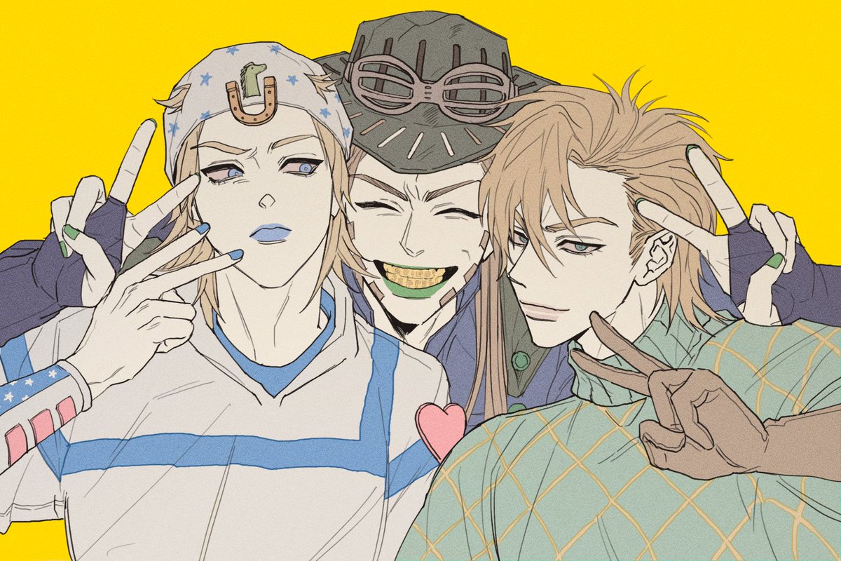 귀여운 이메가 있길래…
🐁🧸🦖 #jjba #sbr