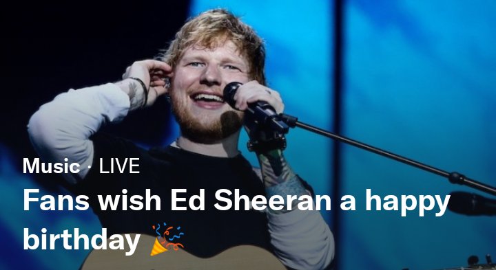 Happy birthday to you legend        , God bless your new age    . Sheeran. 