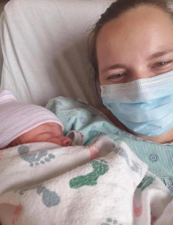 LostToCovid's tweet photo. Alex Chandler - 33, Died 2/13/22. Teacher, Montague Village Elem, Killeen ISD, TX. 

Fully vaxxed; Became ill 1/6. Baby Beau born 1/9.

After yrs of infertility, Covid robbed her of being a Mom.

Is 92nd TX school staff posted who’s died since late July.

https://t.co/aIxSW0yS0P https://t.co/1UFOmLqJxH