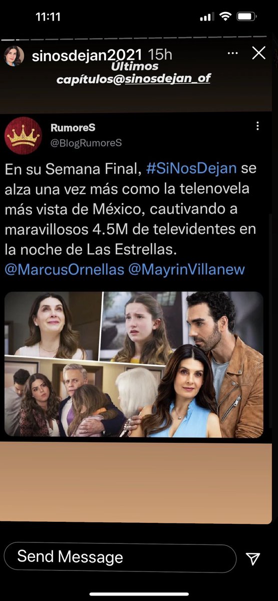 Susana Dosamantes tweet media
