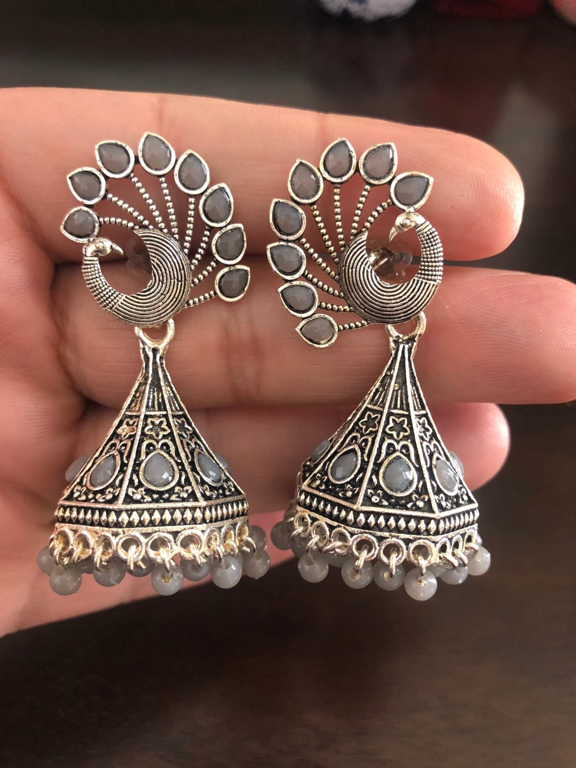 Antique Jhumka Earrings – SOKORA JEWELS