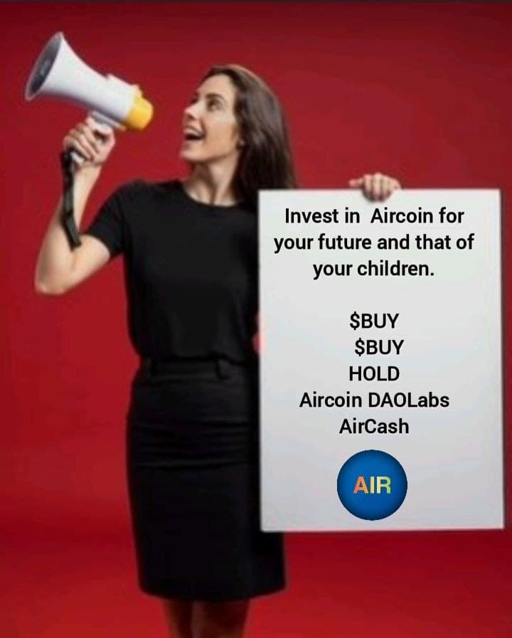 czxhhy666's tweet photo. #AirCoin
#Aircash
#AirCoinDAOLab
#BTC #DeFi #web3 #ETH #BNB #Solana #Binance
#CoinMarket #Coinbase
 Air will take off 1000 times in 2022. Let's wait and see. https://t.co/DKRFHslMhG