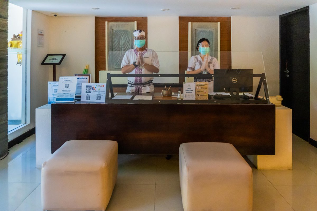 DkphBali's tweet photo. Discovery Kartika Plaza Hotel Bali welcoming its first international arrival guests, on February 16th 2022.
We are as one of verified repatriation hotels appointed by Bali Government's official in Kuta area.
Booking via: https://t.co/Cxow64i1el or WA +62811 3960 3960
*T&amp;C Apply https://t.co/apsUSXnRBA