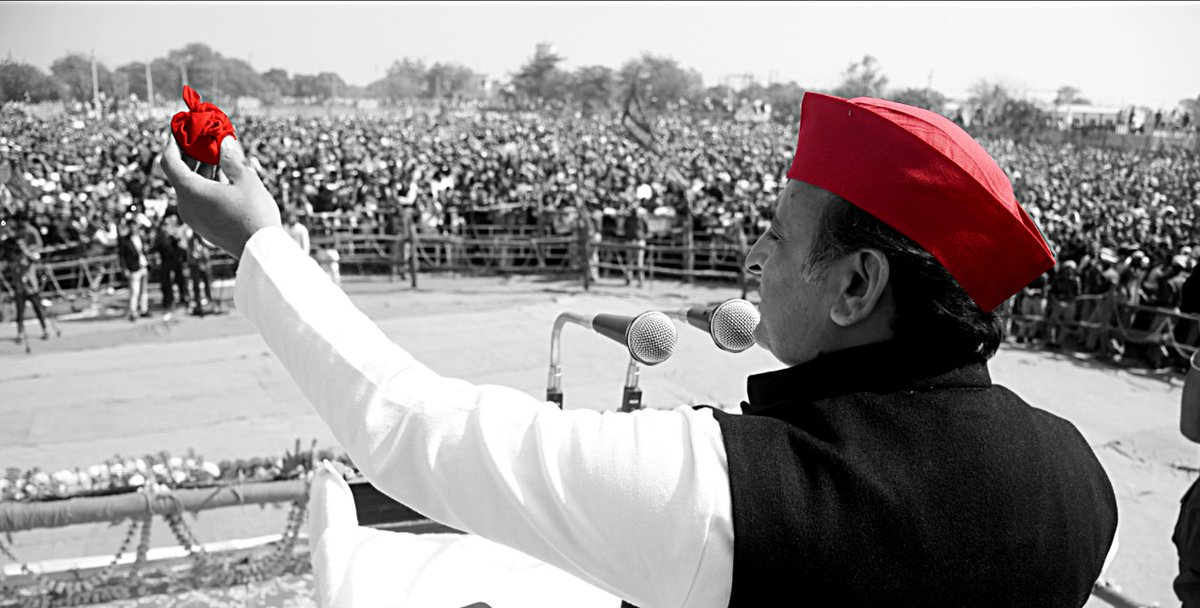 samajwadiparty's tweet photo. सिर पे लाल टोपी, 
मुठ्ठी में पोटली लाल है
जनता बोली 
यूपी में आ रहे फिर अखिलेश
न कोई शंका है शेष, 
न बचा कोई सवाल है। https://t.co/XhgeukylYj