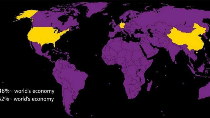#50% мирового #ВВП #Мир #китай #сша